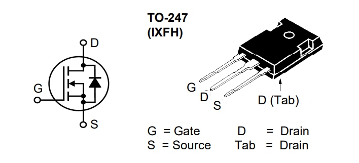 Application Circuit Diagram - IXYS X3-Class HiPerFET™ Power MOSFETs